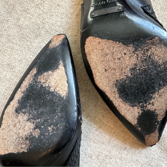 Dolce and Gabbana, Black Strappy Heels with Studs. size 7.5/size 37 Gorgeous! - Picture 13 of 16